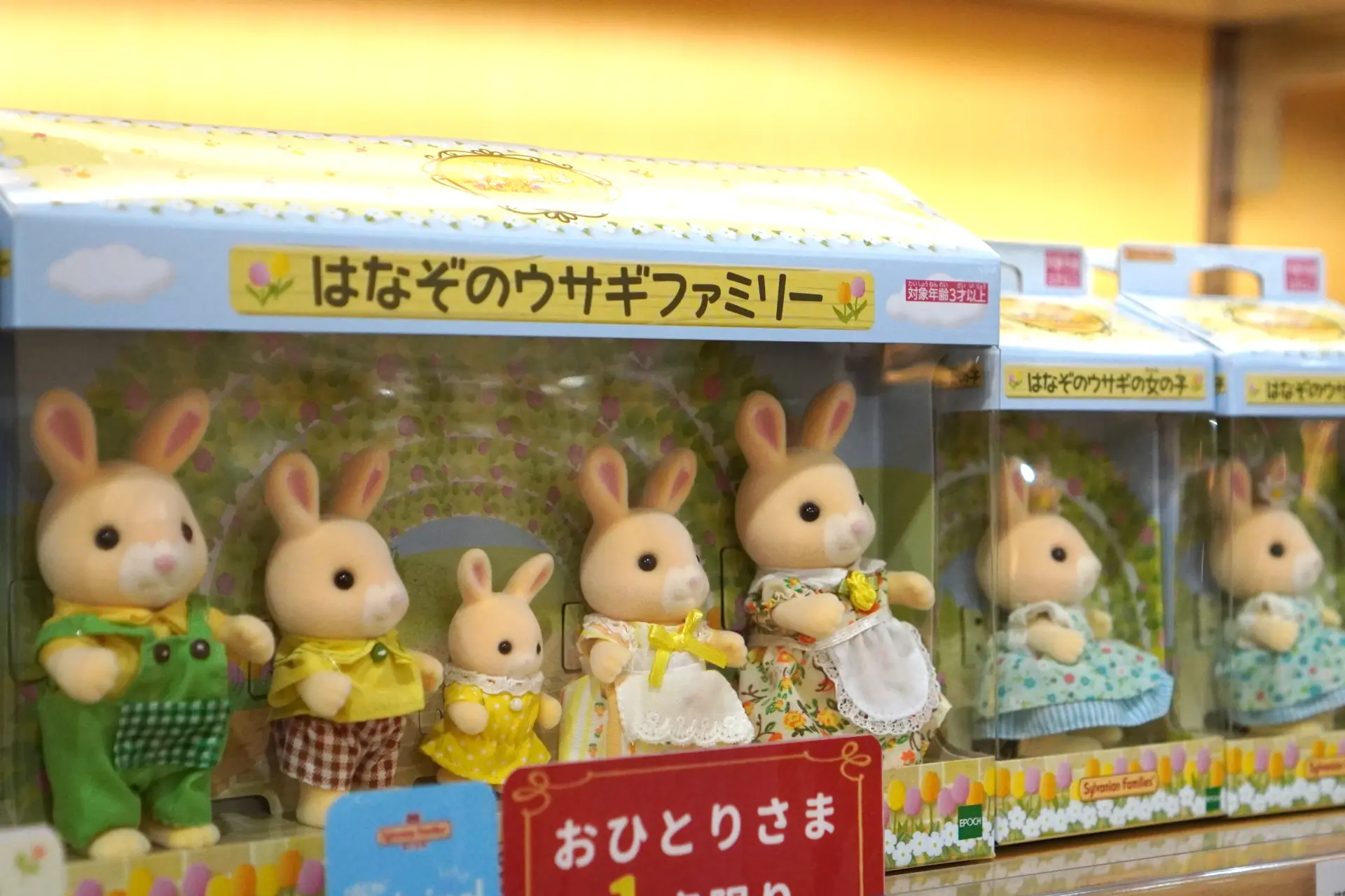 九州地区独家贩售的「花花兔家族」