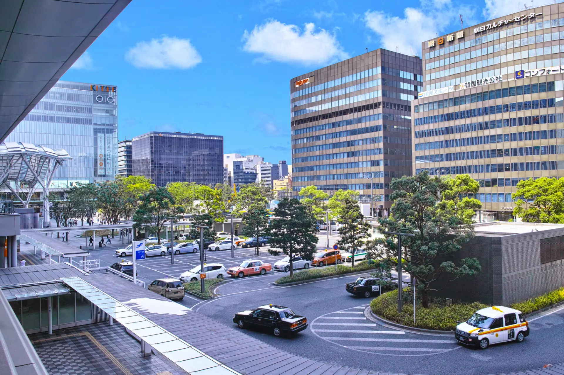 「博多」站博多口前广场