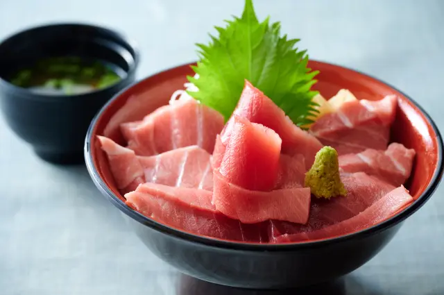 まぐろのいいところ尽くしの「大トロ・中トロ丼」