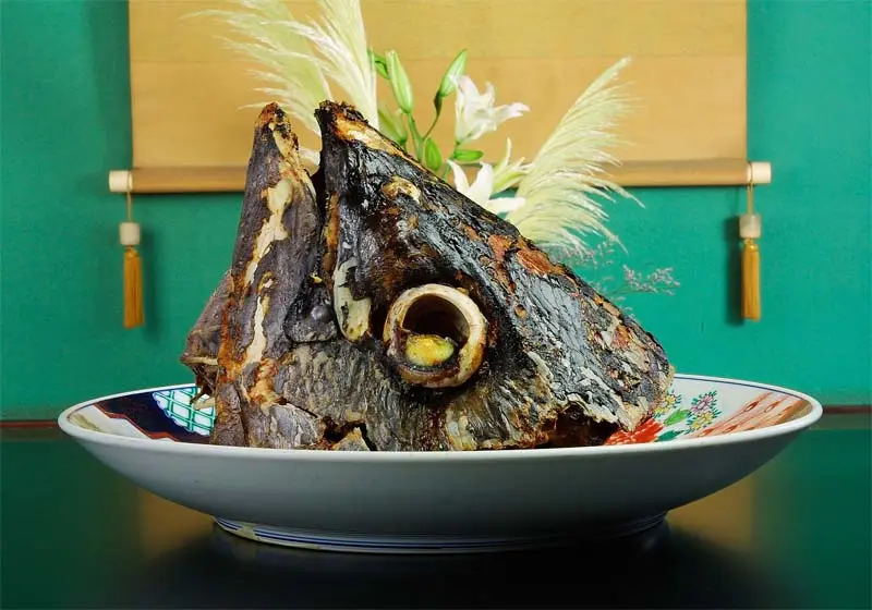 「まぐろかぶと焼」(要事前予約)