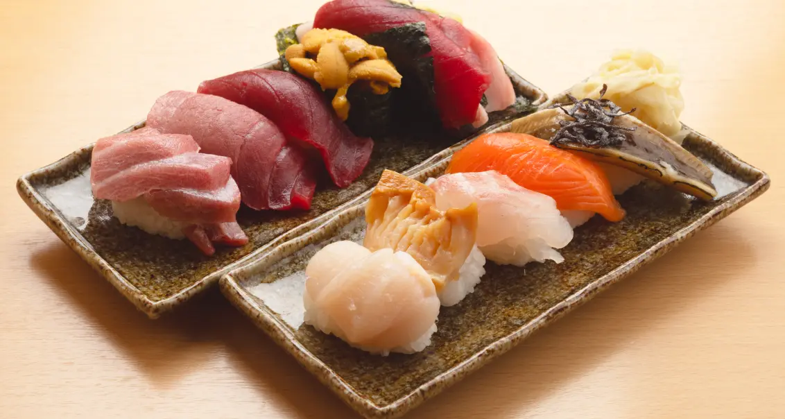 人気の「おまかせ 大統領にぎり」