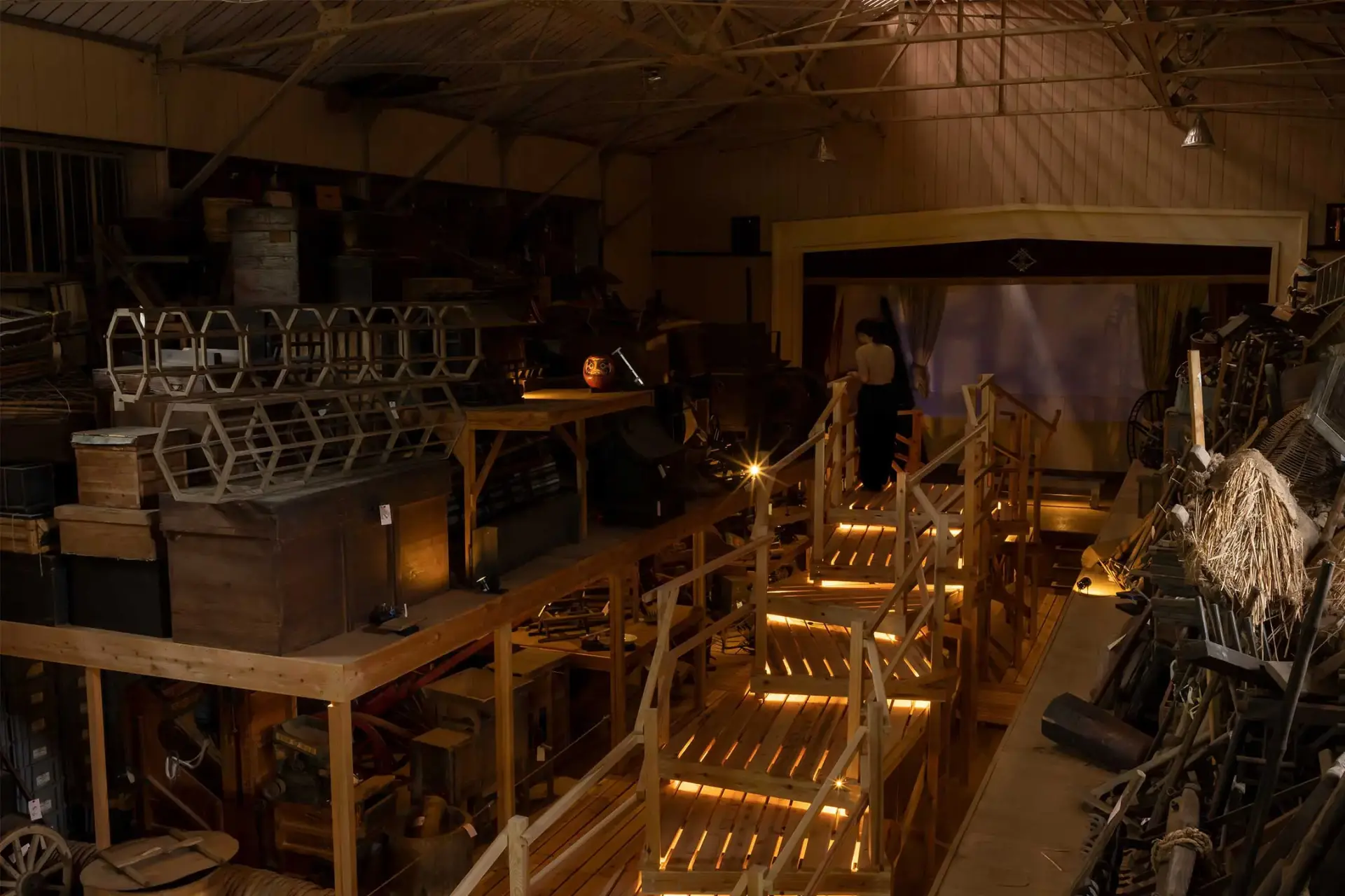 力五山ー加藤力・渡辺五大・山崎真一ー「時の回廊 十日町高倉博物館」 Photo by Kioku Keizo