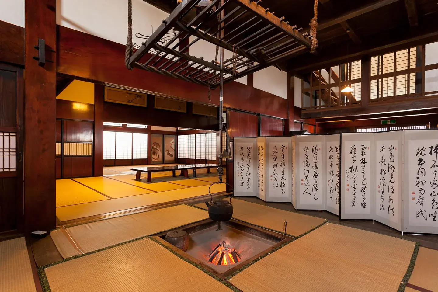 江戸時代末期の空間がそのまま残されている