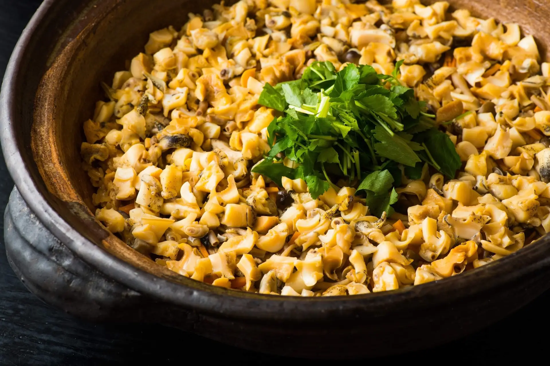 「魚津ばい飯」魚津ばい貝を使った釜飯「魚津ばい飯」