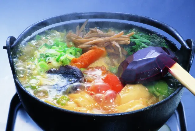 かぼちゃの甘みが際立つ「かぼちゃほうとう」