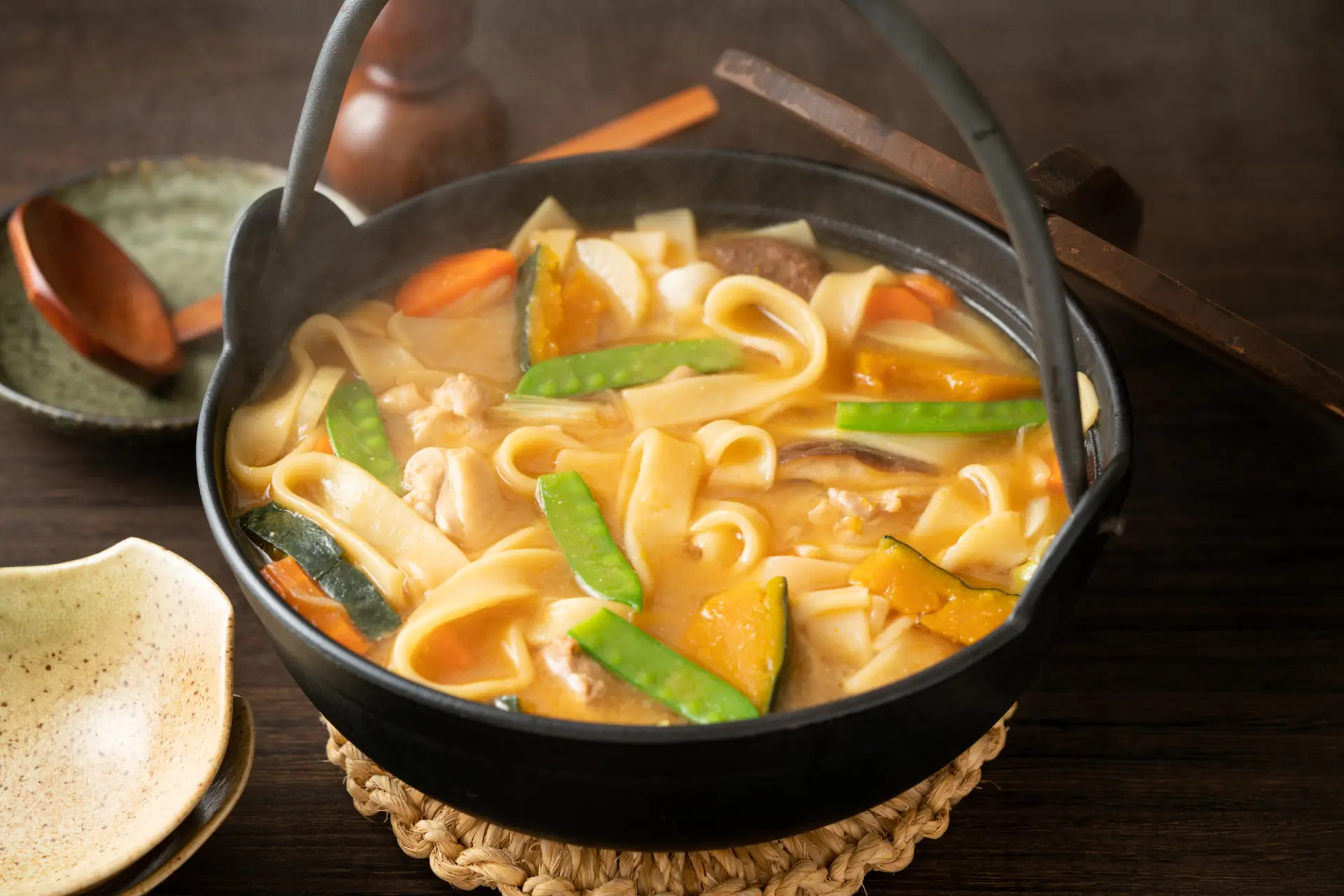 山や里の幸を使用した「ほうとう」