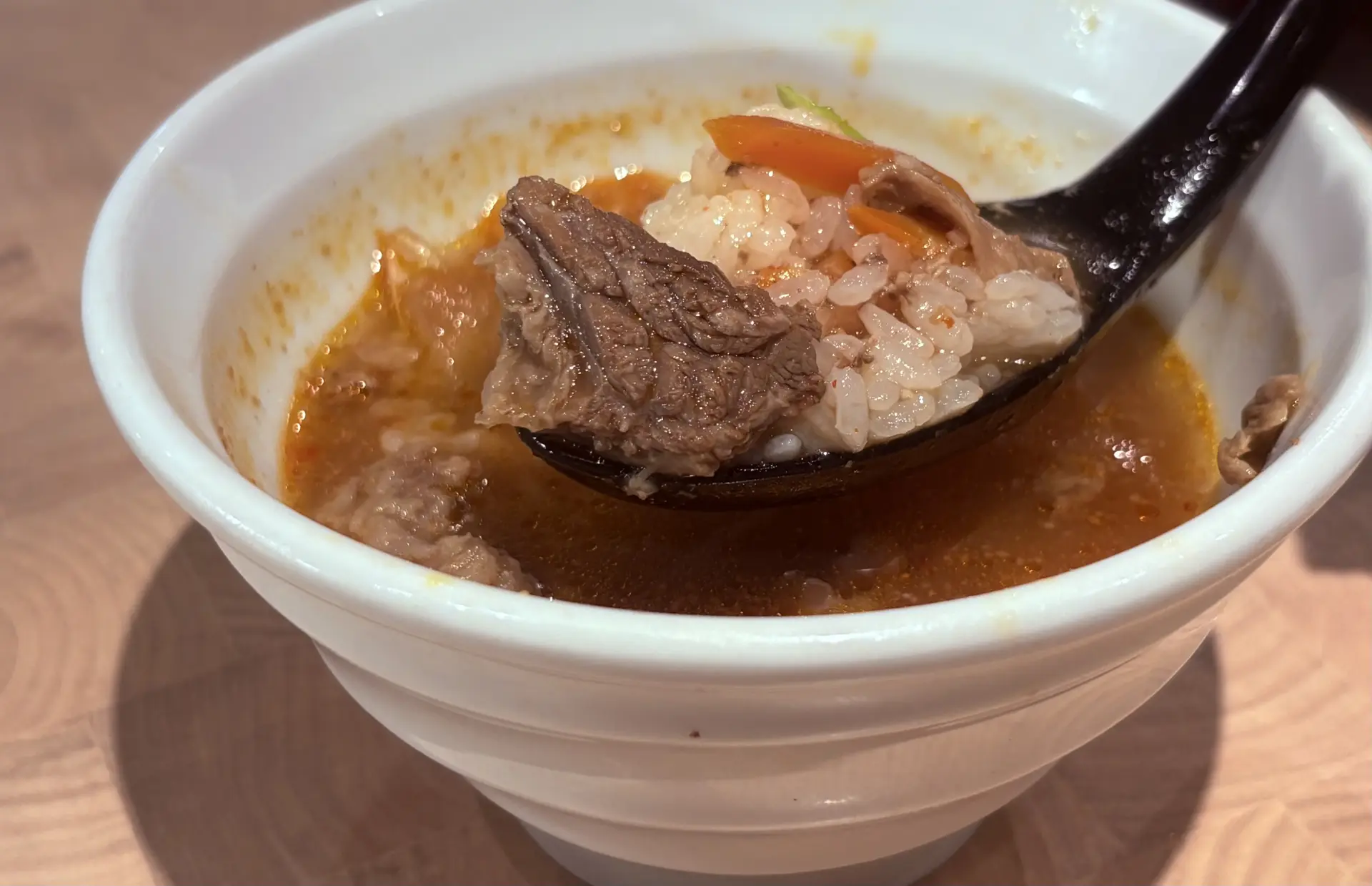 辣牛肉汤饭(ユッケジャンクッパ)