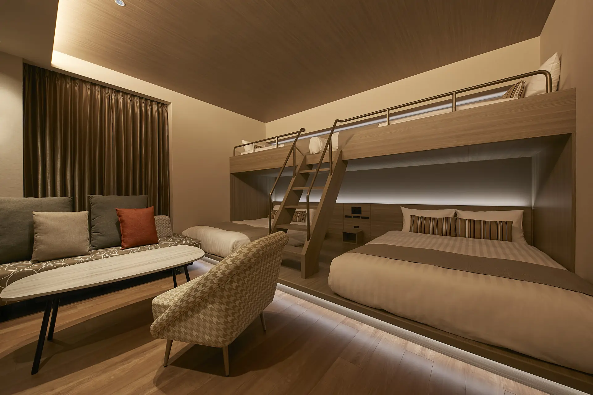 暮らすように寛げる和風モダンのホテル