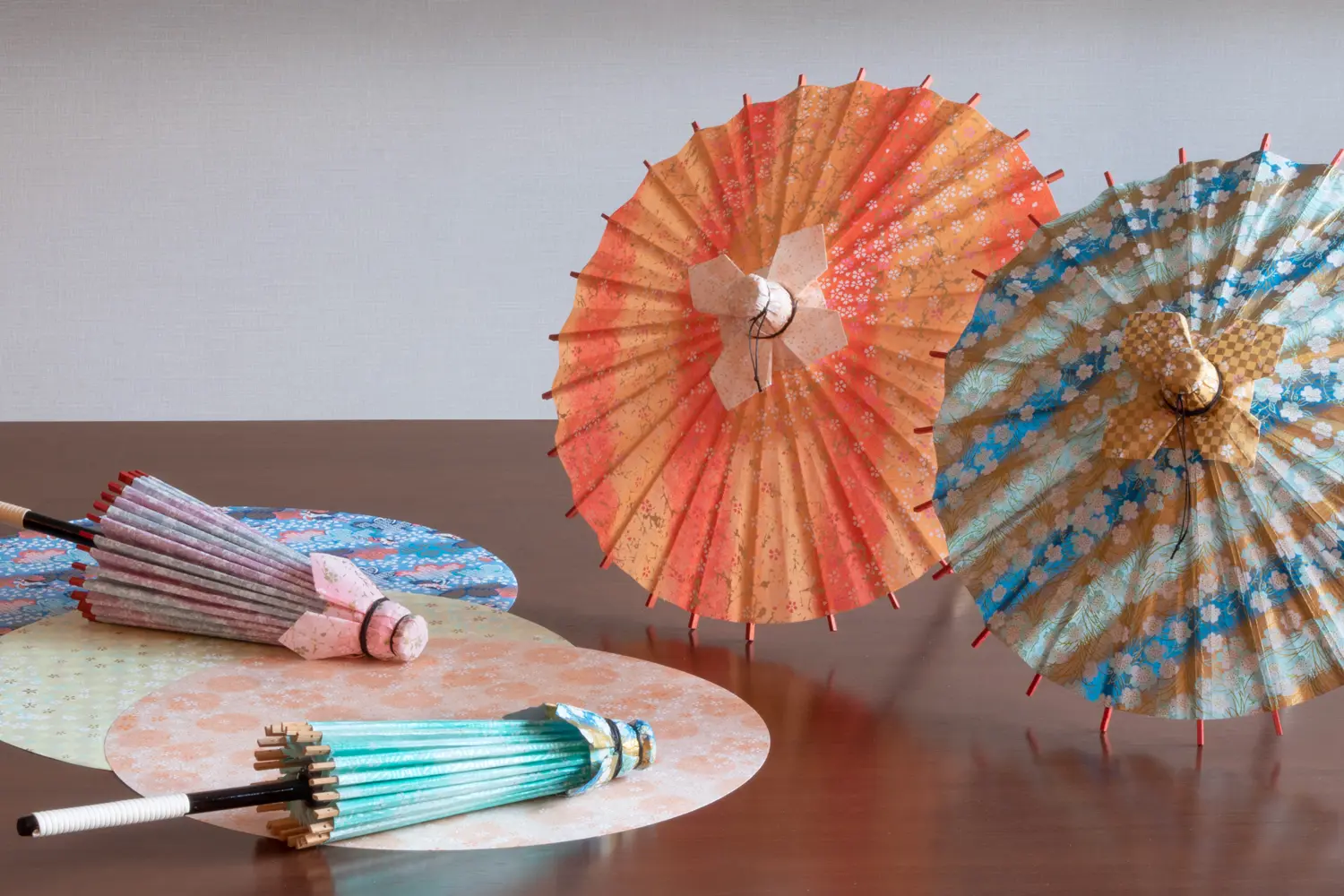 ミニ和傘の制作体験