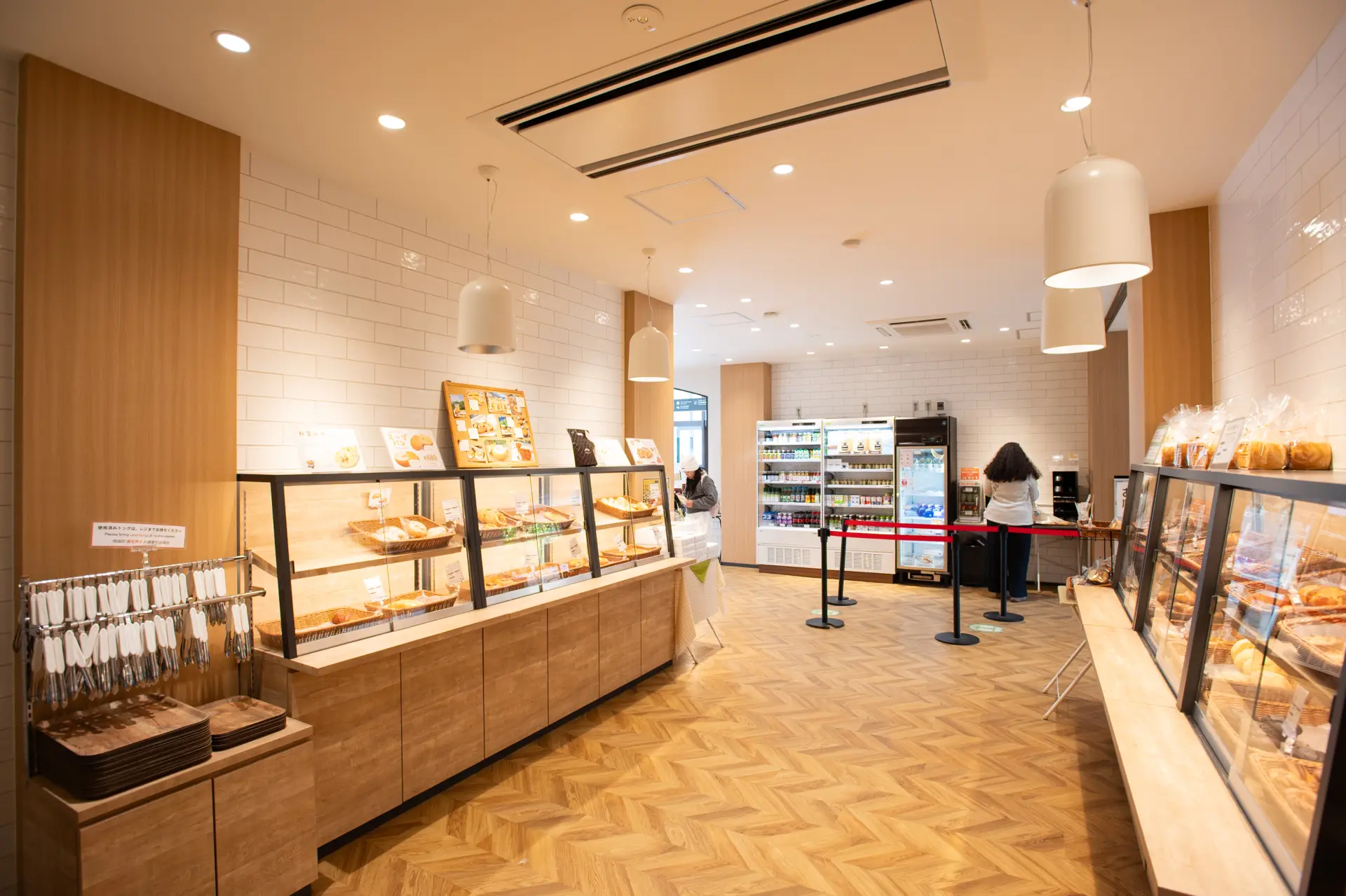 A spacious interior with a warm atmosphere