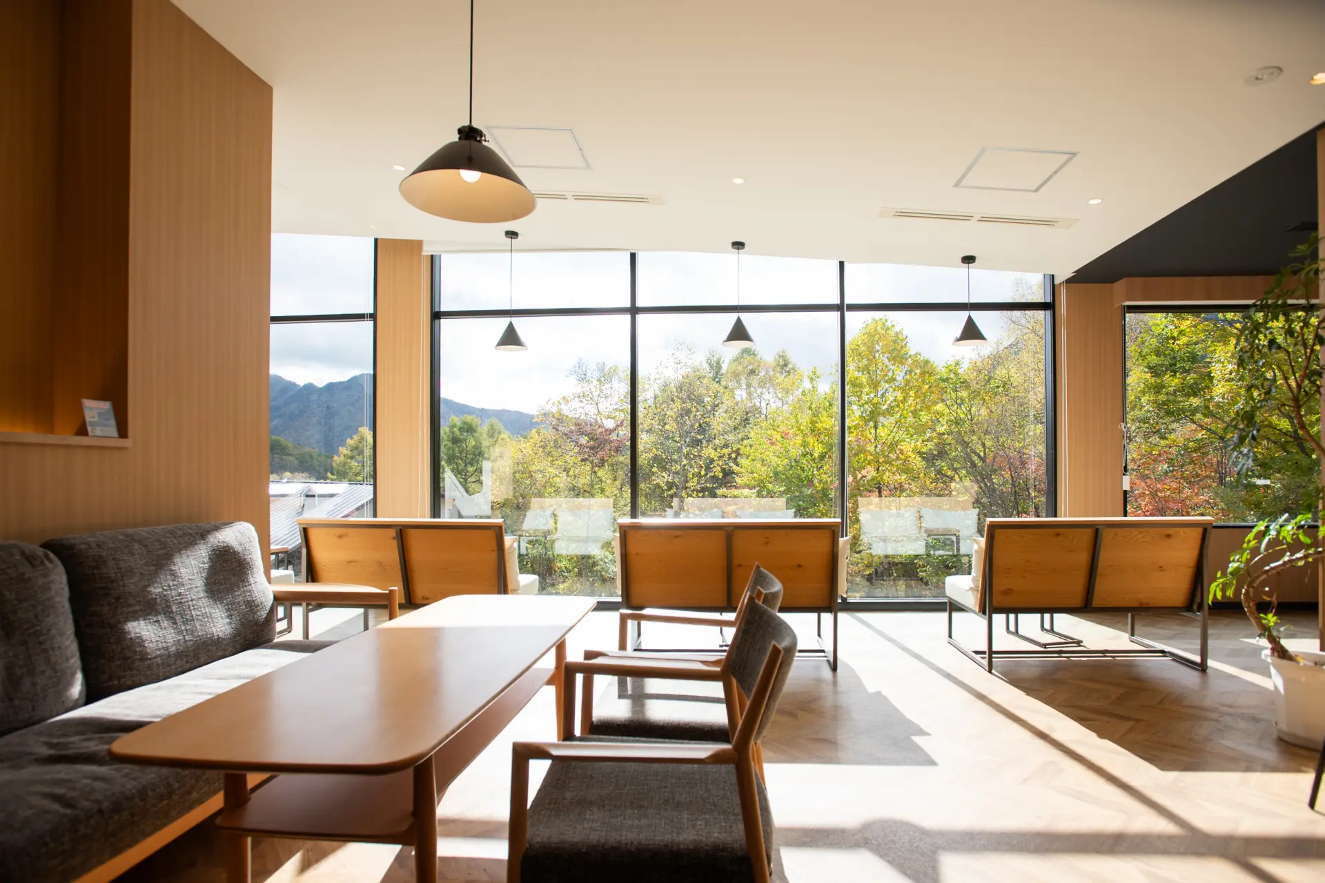 Table corner furnished with Hida furniture