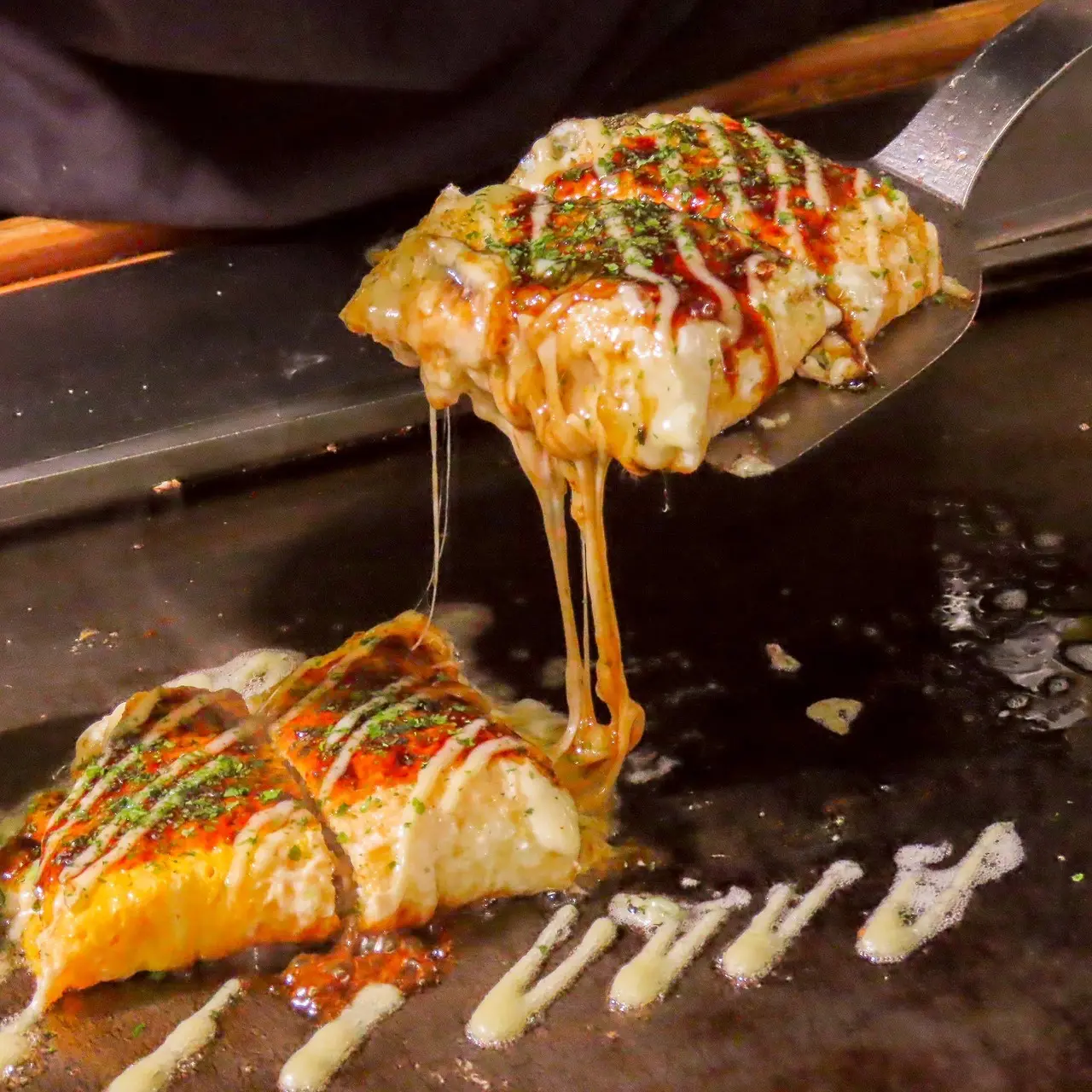 「起司豚平燒（とん平チーズ）」吃得到融化起司的風味