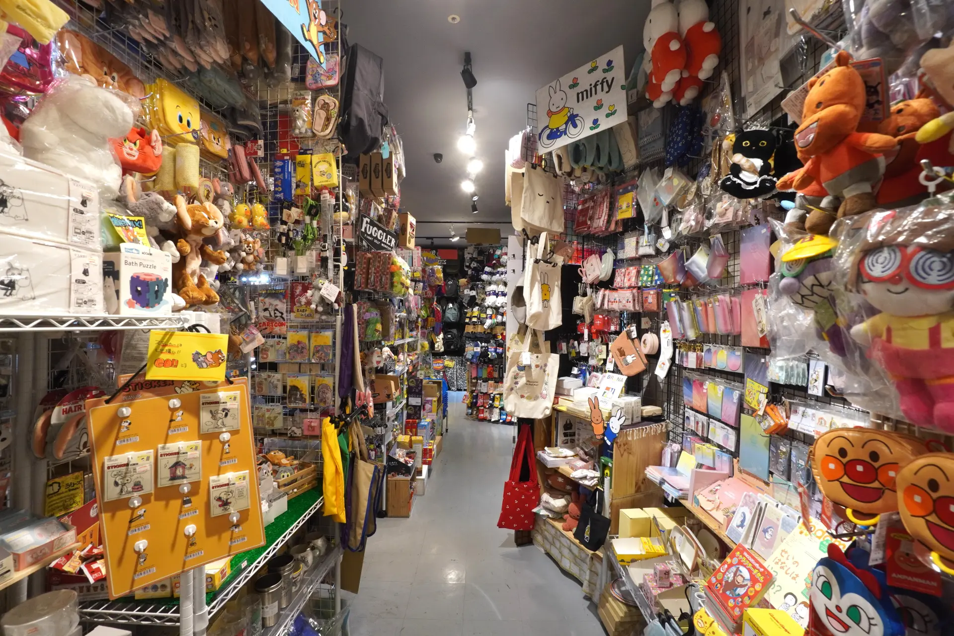 店内摆满各式各样的商品，琳琅满目