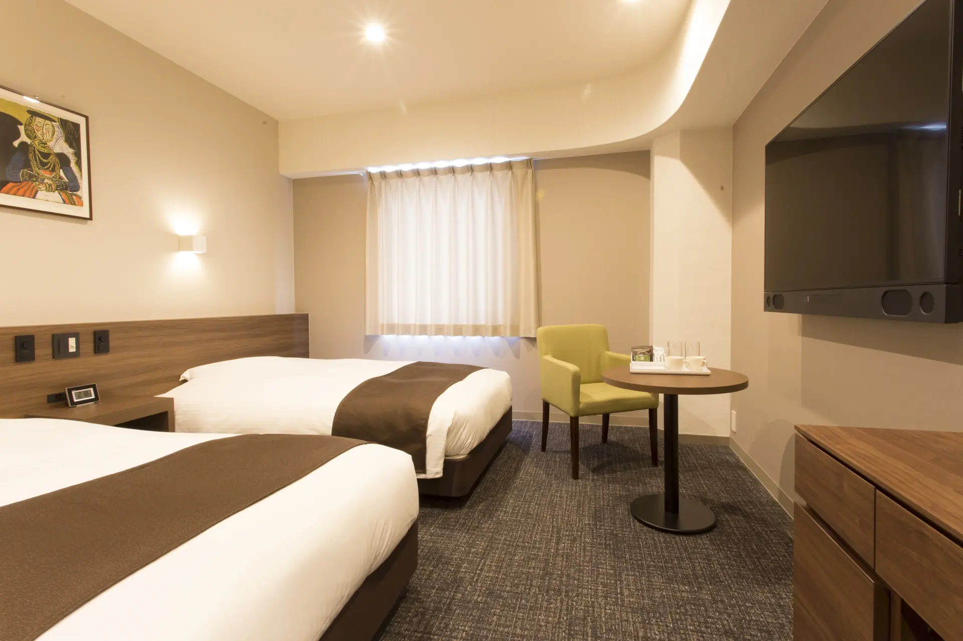 快適な滞在が叶う、広さにゆとりのあるスーペリアツイン