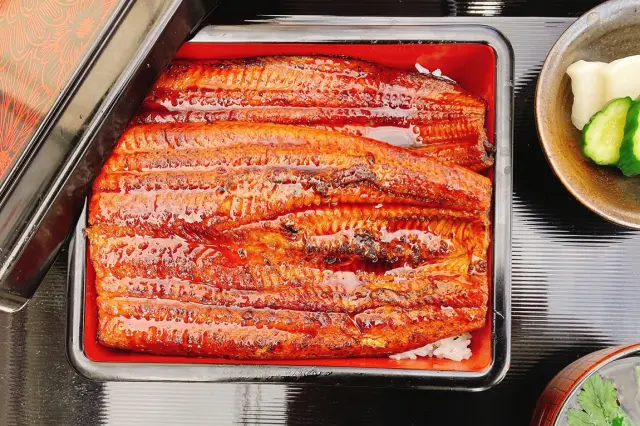 肉厚で脂乗りのよい味わいが楽しめる「うな重」