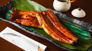 備長炭で丁寧に焼き上げた「うなぎの蒲焼」