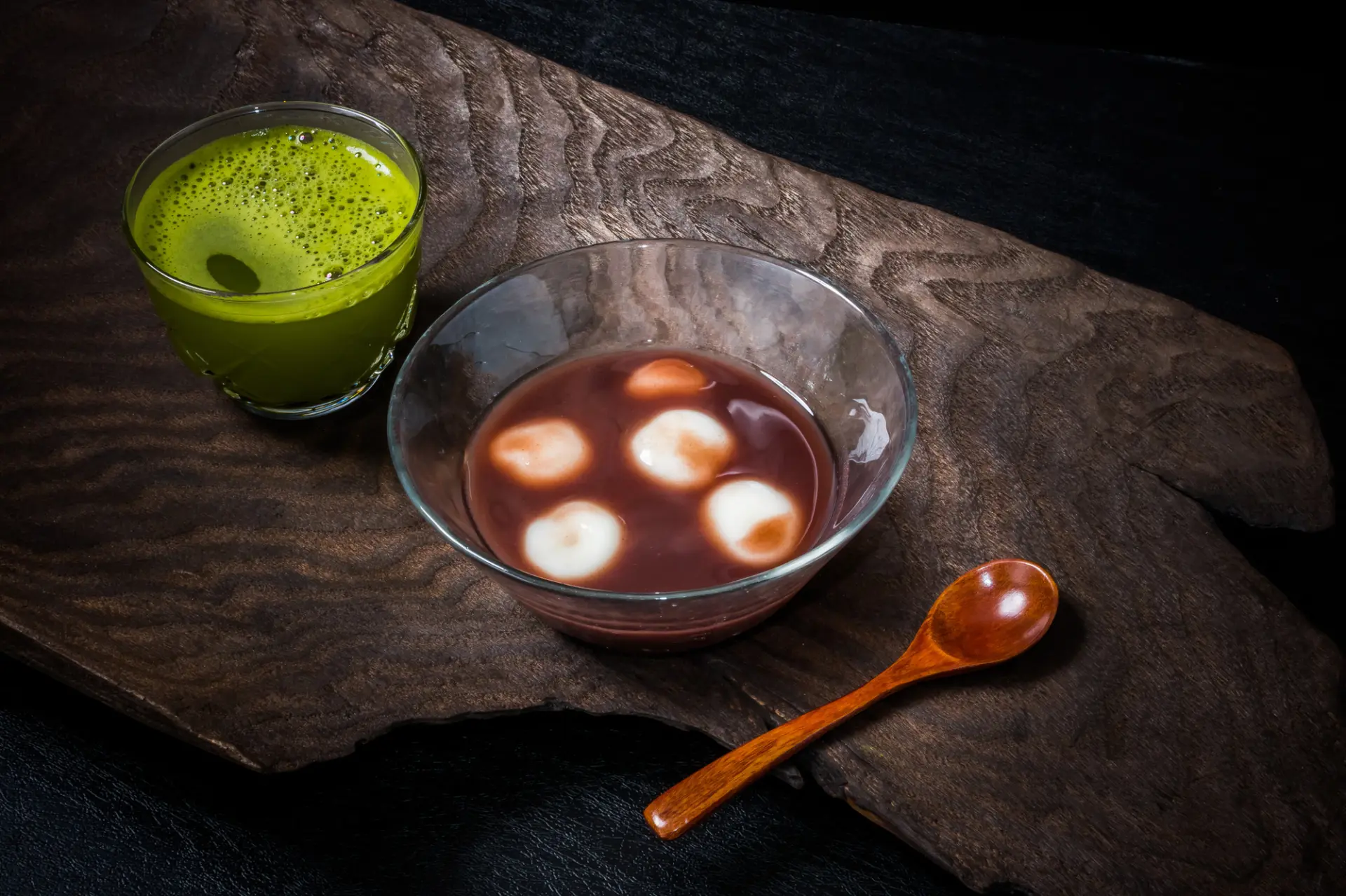 ぜんざいと一緒に出雲抹茶も楽しもう(※写真はイメージです。)
