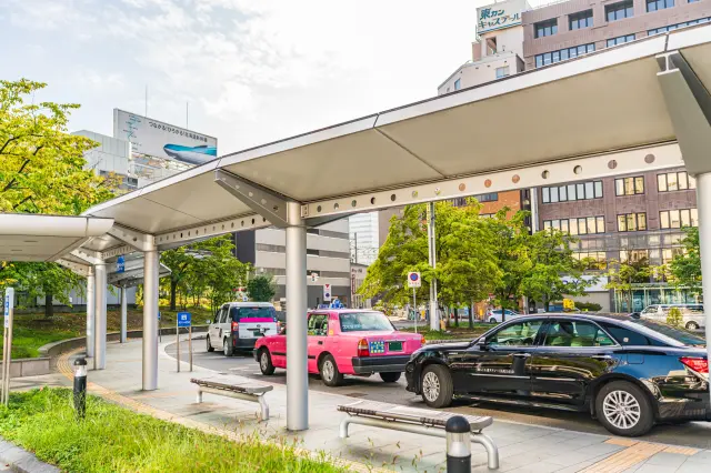札幌駅北口のタクシー乗り場
