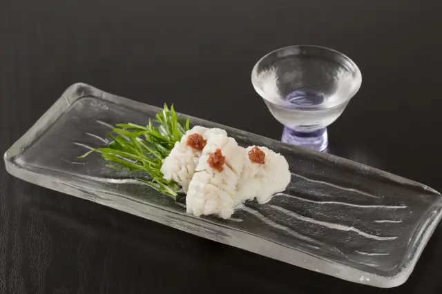 上品な味わいが楽しめる「鱧」