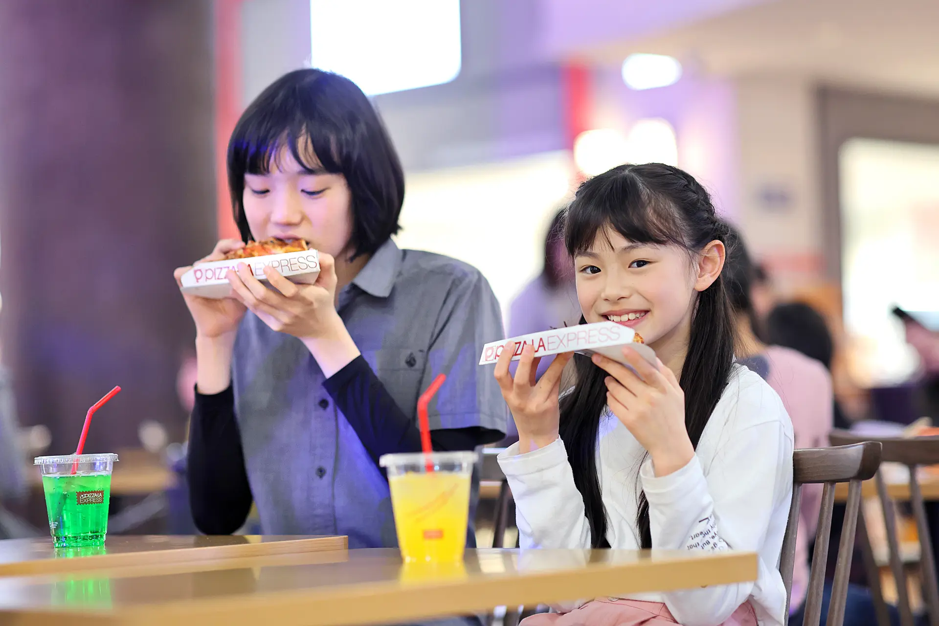 There are plenty of dining options where families can relax and enjoy a meal.