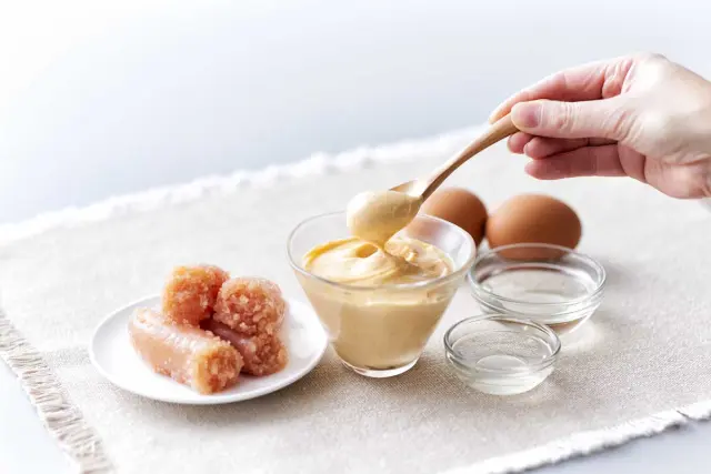 まろやかな味わいのマヨネーズとピリ辛の明太子風味が絶妙に調和