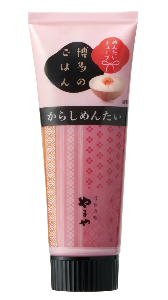 サッと絞るだけで料理を彩る一品。「からしめんたい」の他に3種類をラインアップ