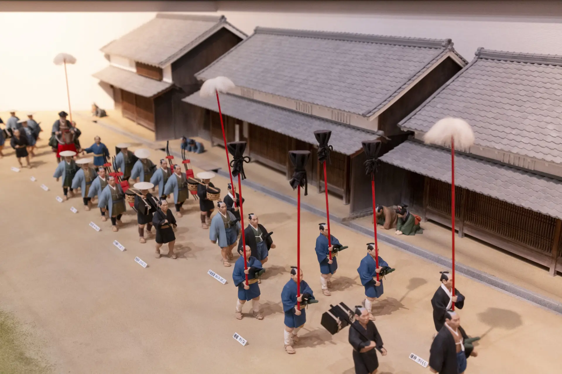 江戶時代「參勤交代大名行列」的情景