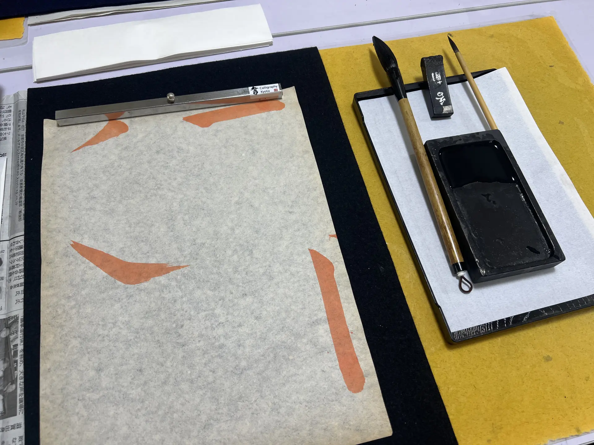 体験教室で使う道具