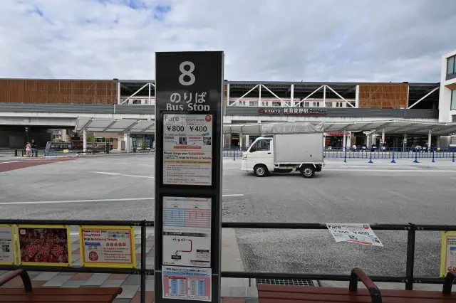 乗客が多いときは乗り切れないことも。早めにバス停に到着しておけば安心だ