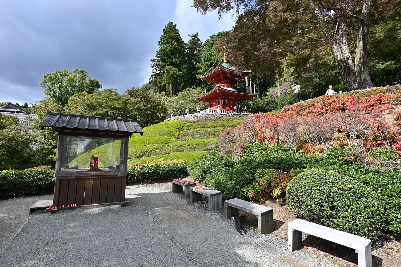 集章台皆設置於可遮風避雨的場所