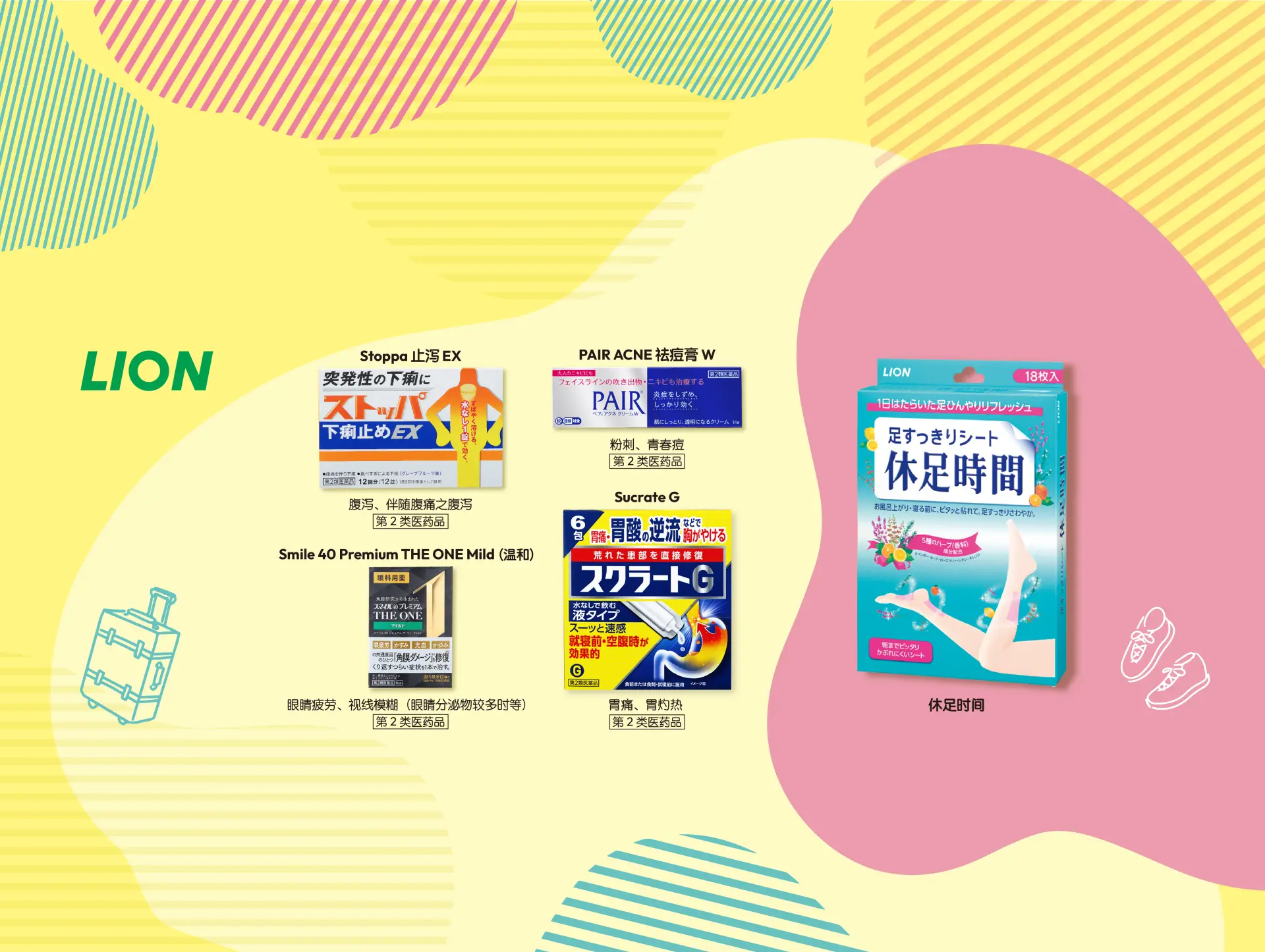 应对旅途或日常的疲劳与不适!日本「狮王(LION)」推荐商品5选