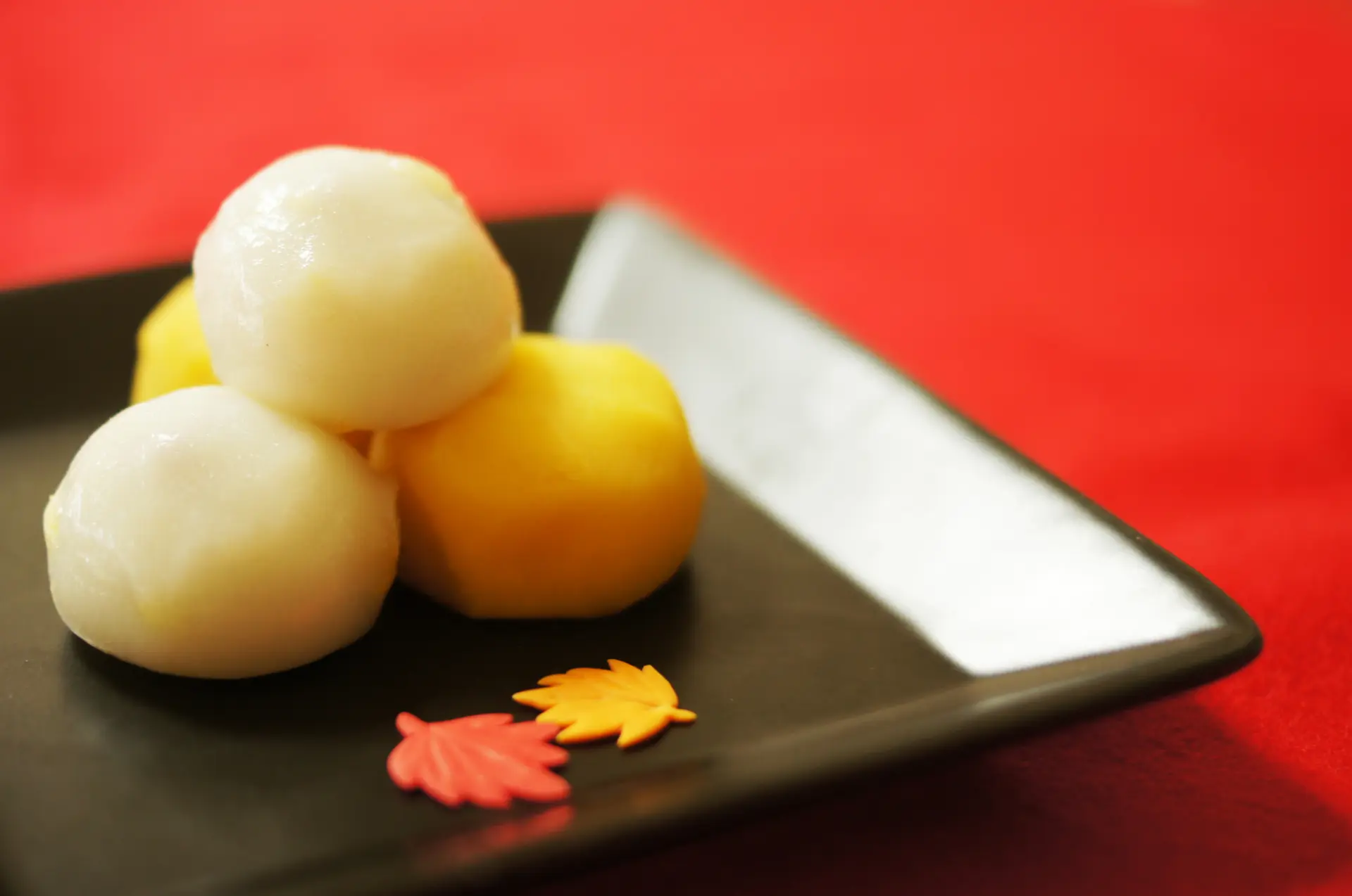 滑らかな口当たりが特徴の一口サイズのお団子（※写真はイメージです。）