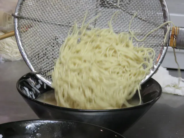 Kaedama (extra noodles), served cooked to your preferred firmness