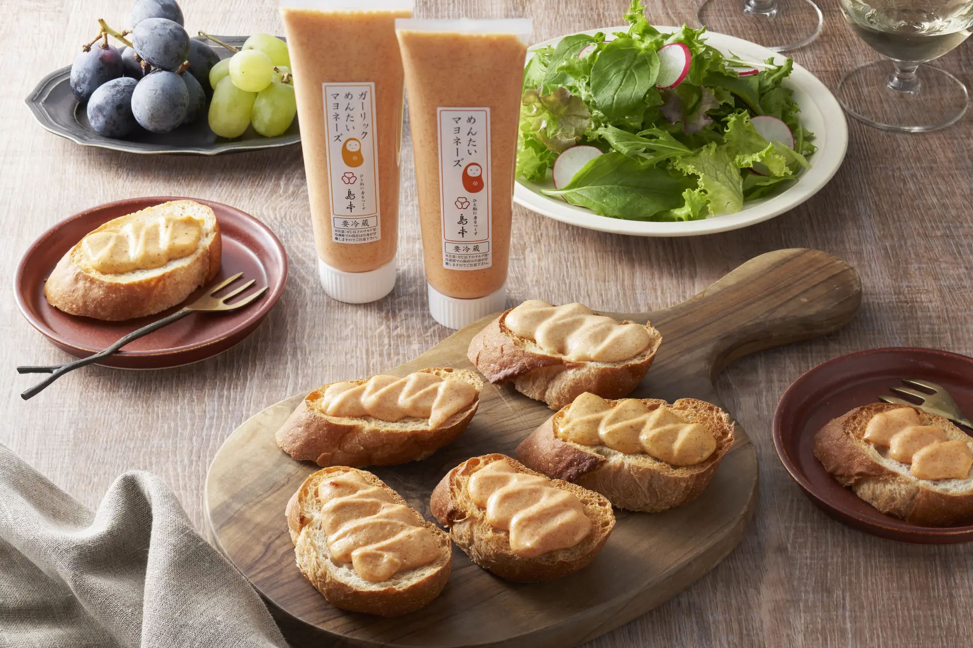 據傳是源自福岡的「明太子法國麵包」