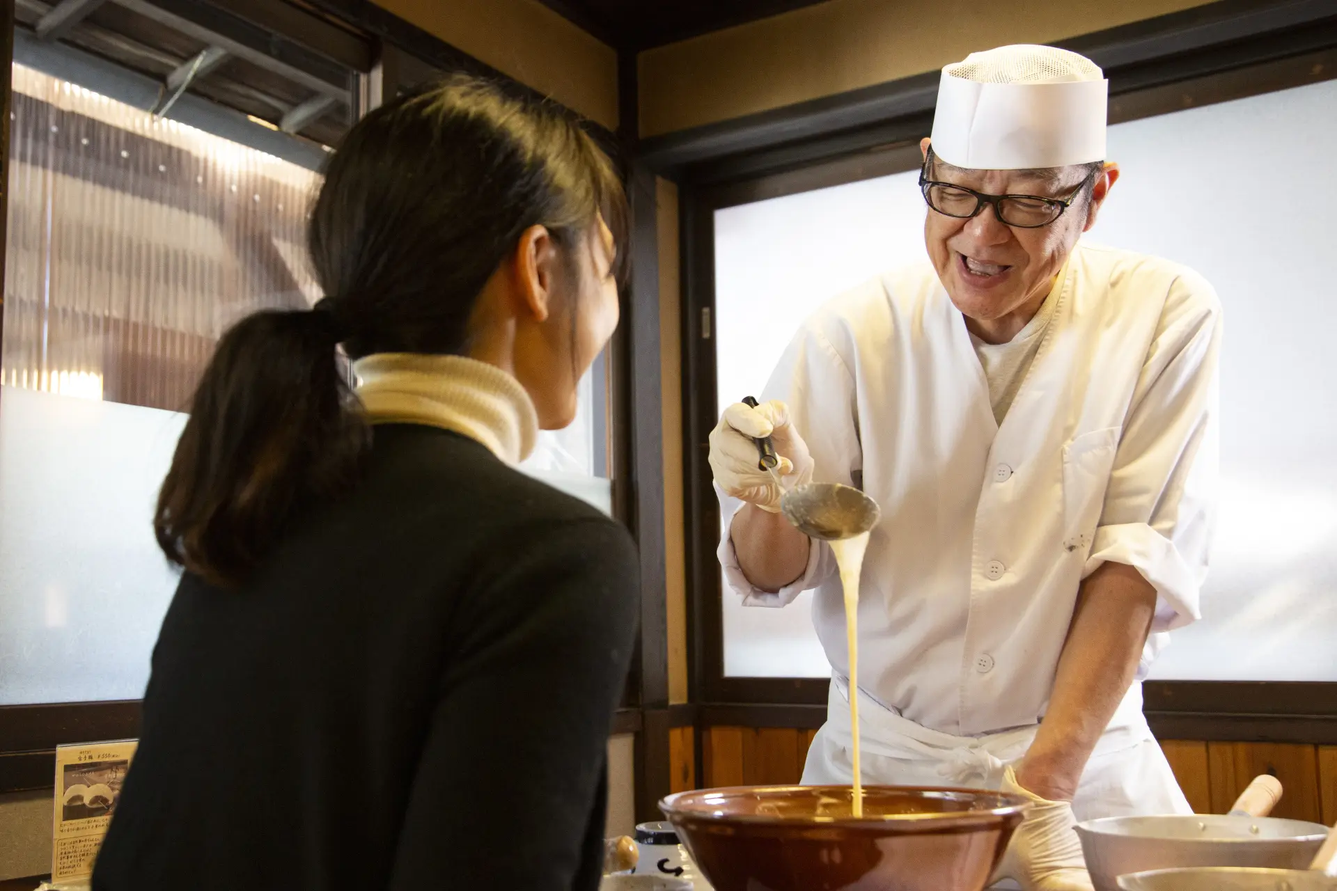 「TSU-TONNTONN」（不間斷滑落的狀態）的完成度會由料理長親自確認