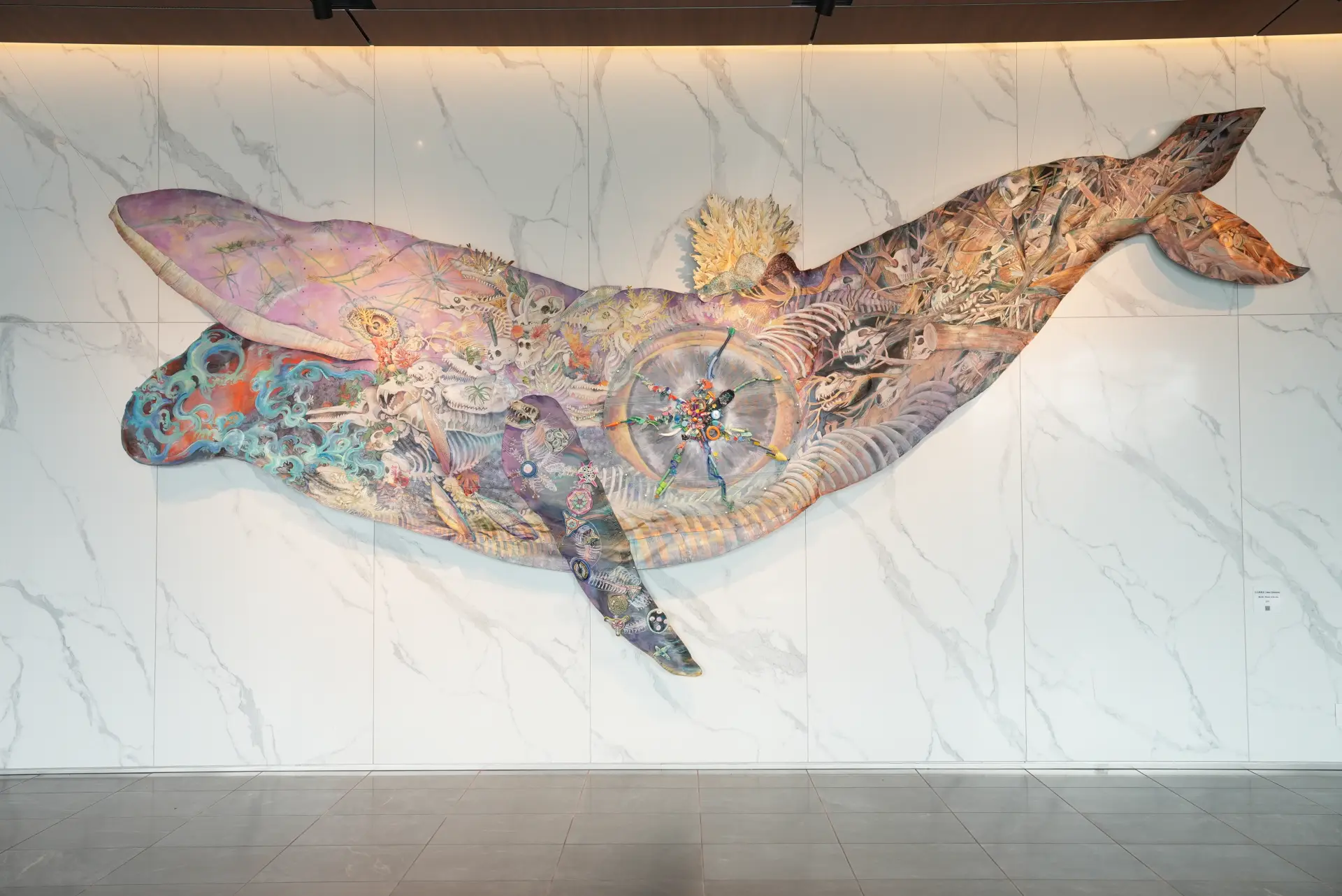 作品的樣貌會隨觀看距離而改變