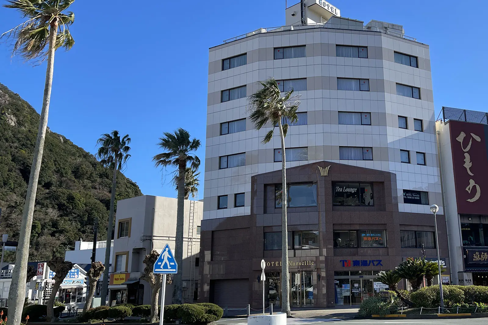 下田ロープウェイへも徒歩2分ほど