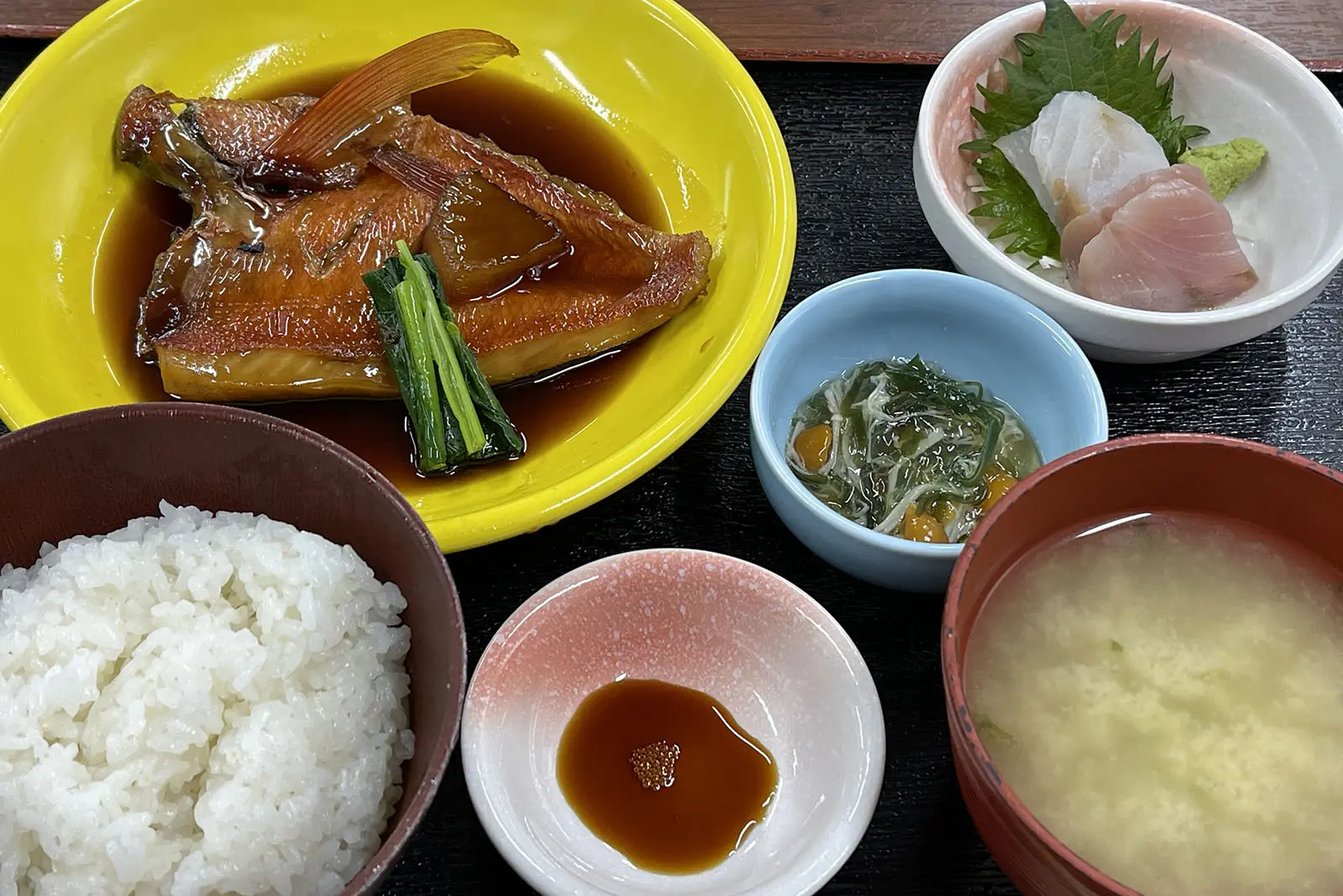 市場の食堂 金目亭 金目鯛の煮つけ