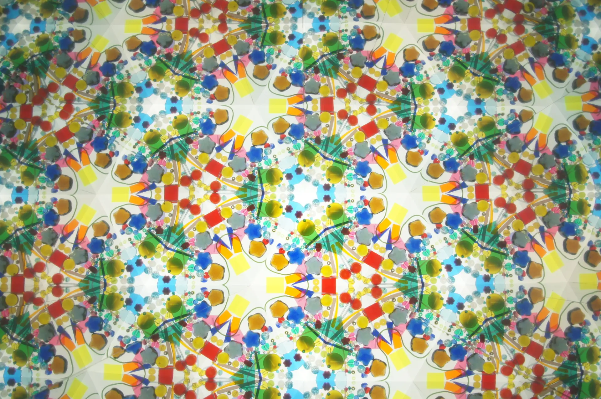 万華鏡の作り出す模様