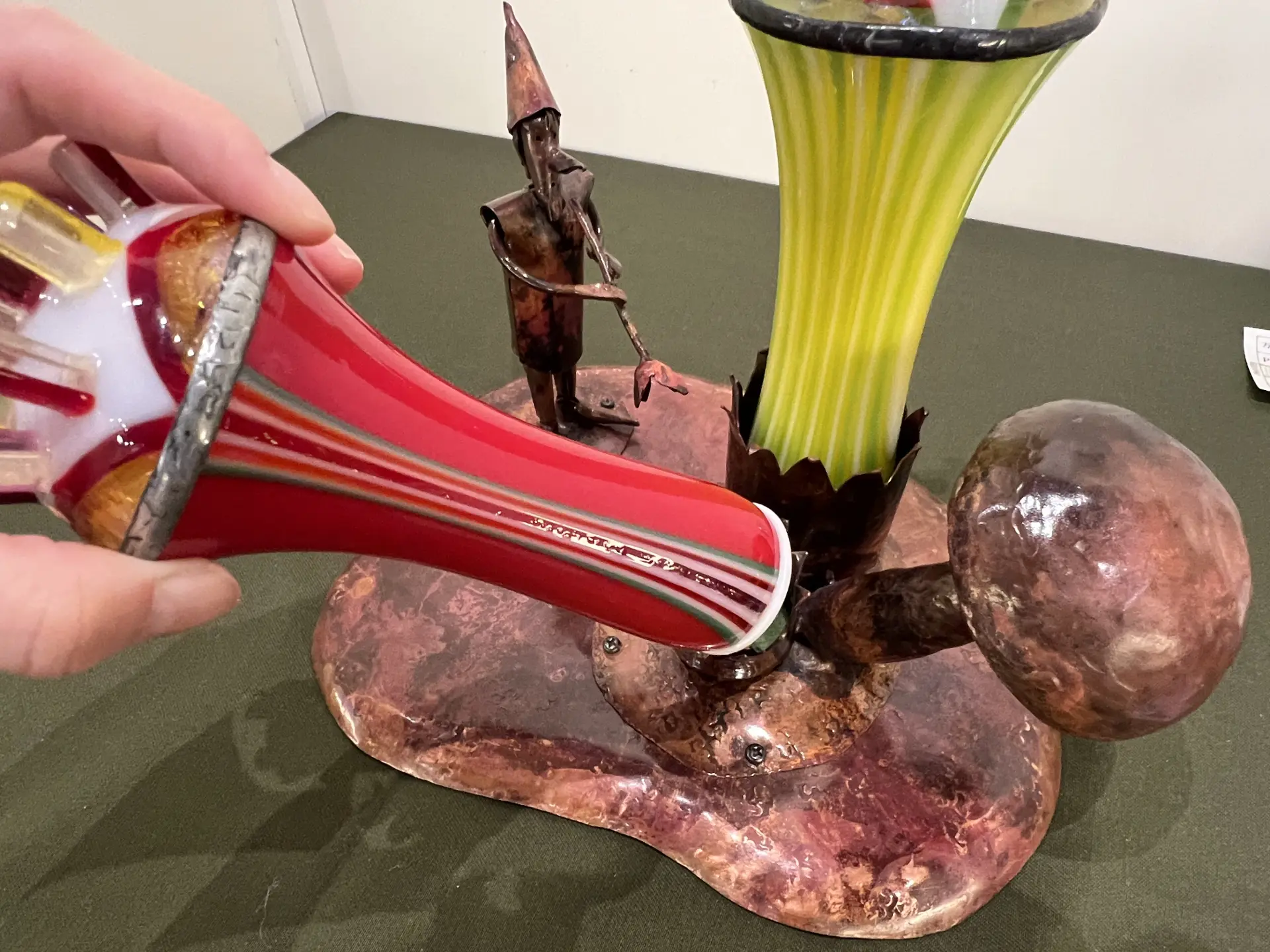 きのこの形の万華鏡