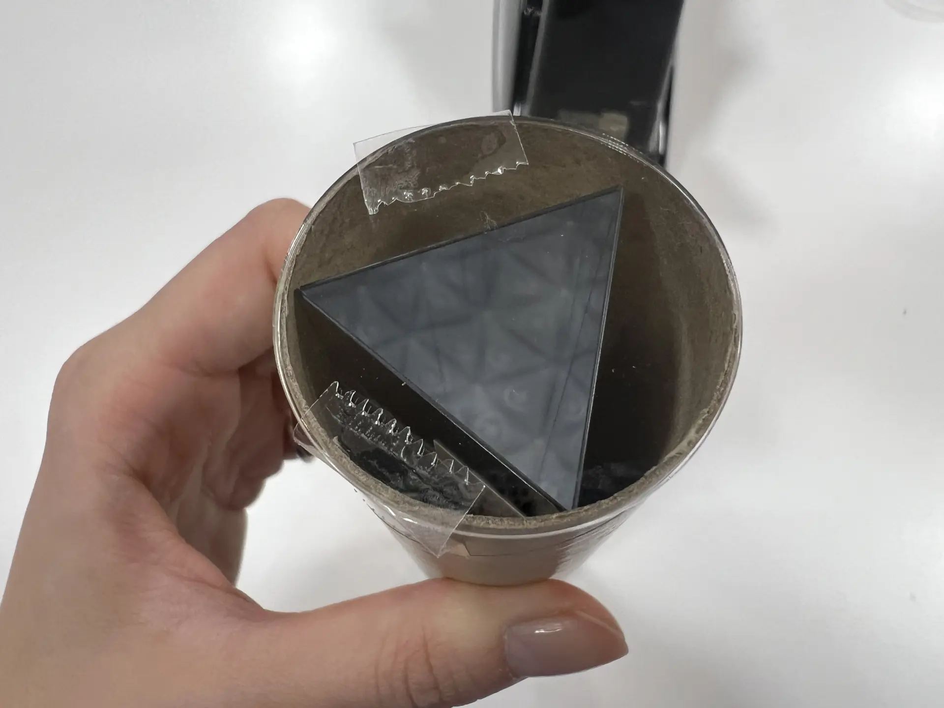 ミラーを本体に入れる