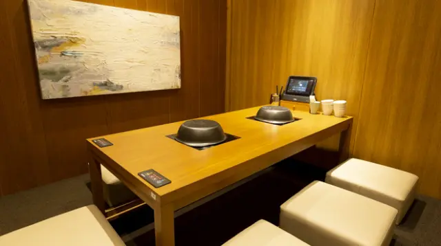 無需在意周圍，自在放鬆的包廂