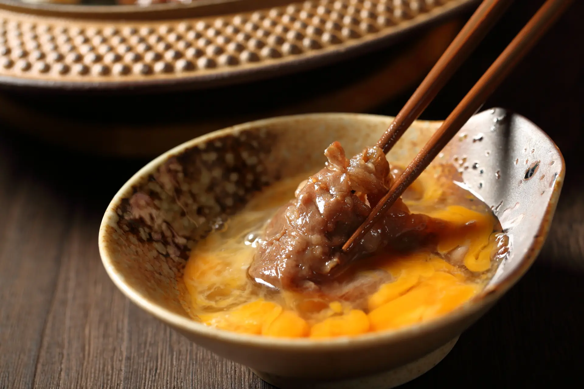 滑順蛋液襯托出肉質的濃郁甘甜