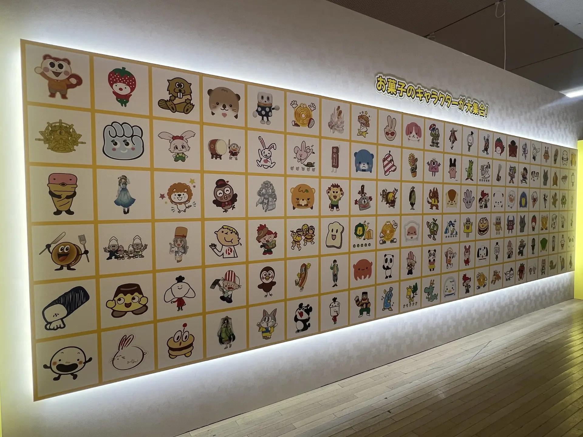 A huge gathering of sweets characters