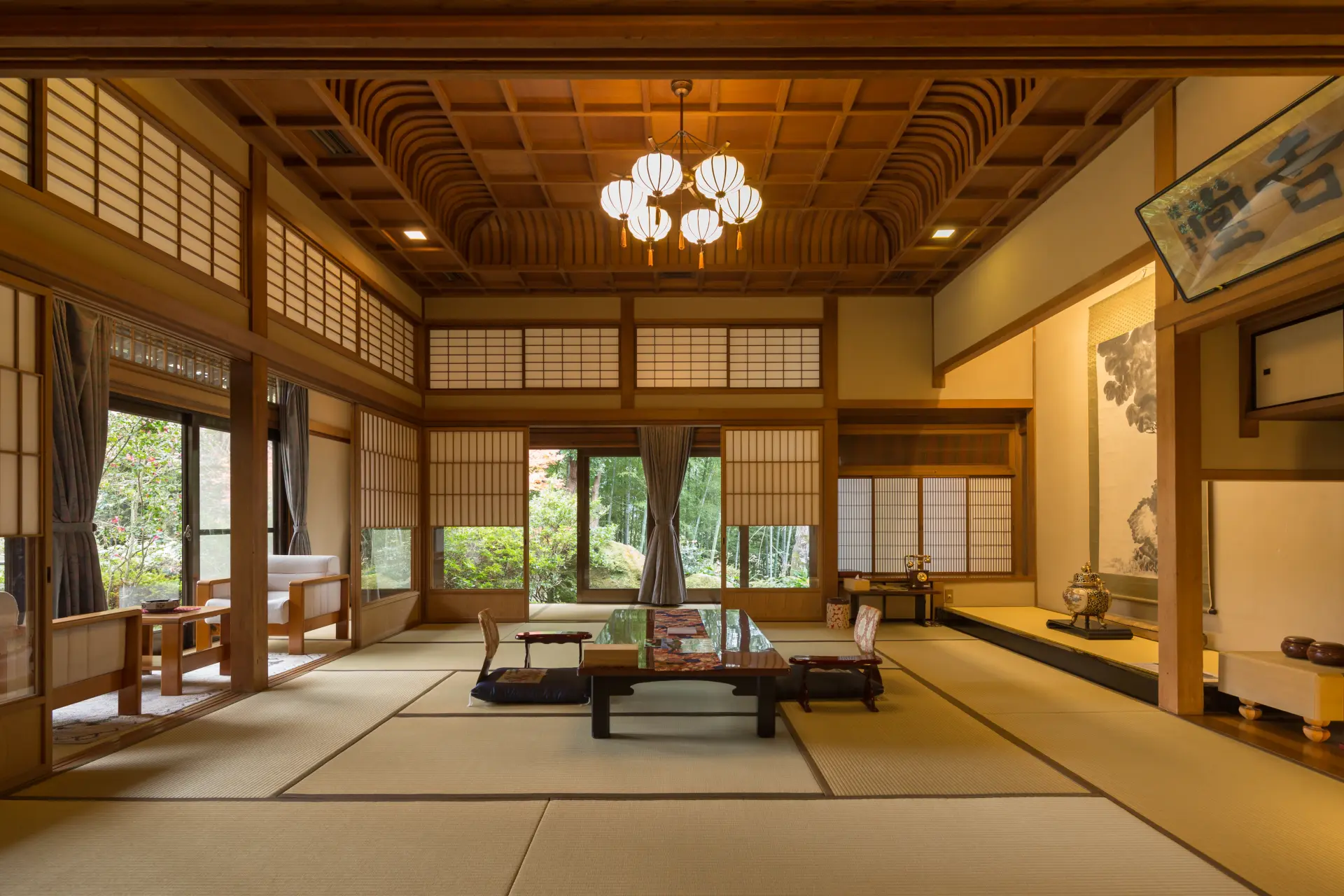 鍋島藩ゆかりの内庫所にある貴賓室