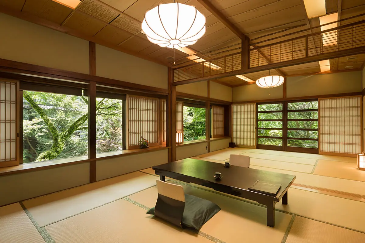 可盡情享受日式設計與自然景觀的客房