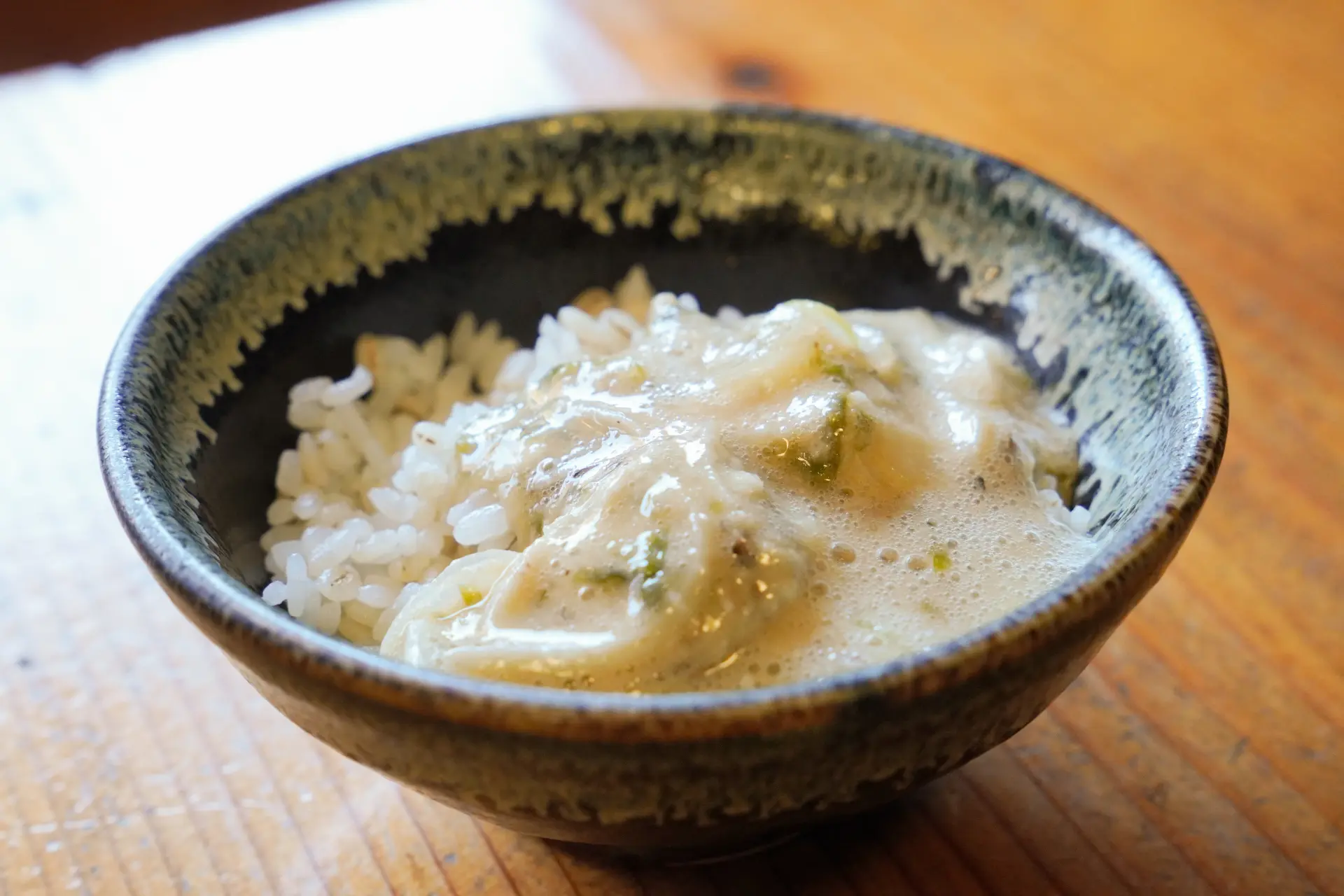 とろろご飯は自然薯と出汁の濃厚な味わいが楽しめる