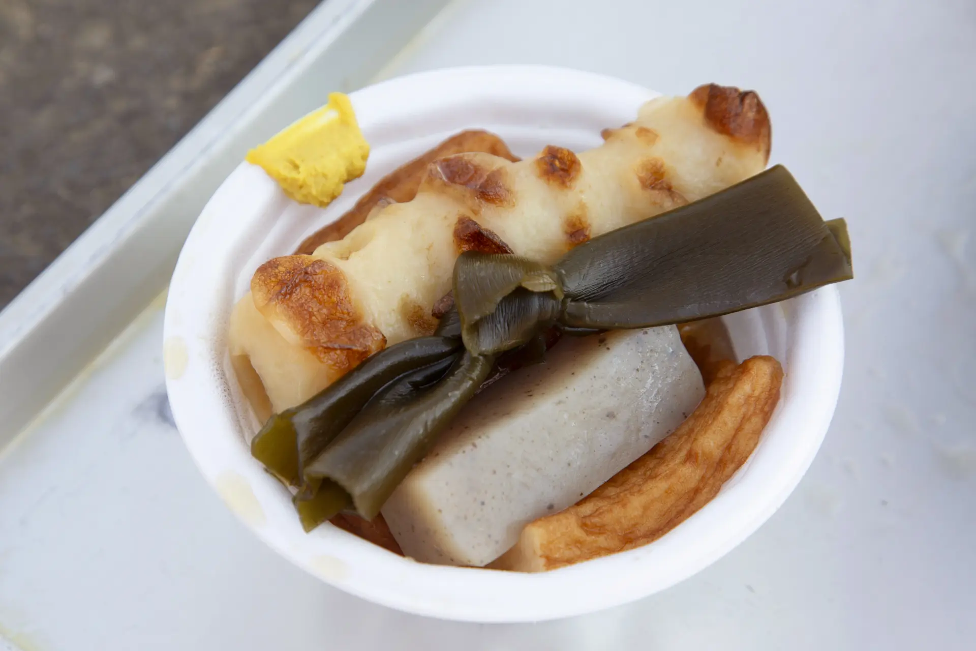 山頂で食べるおでんの味わいは格別