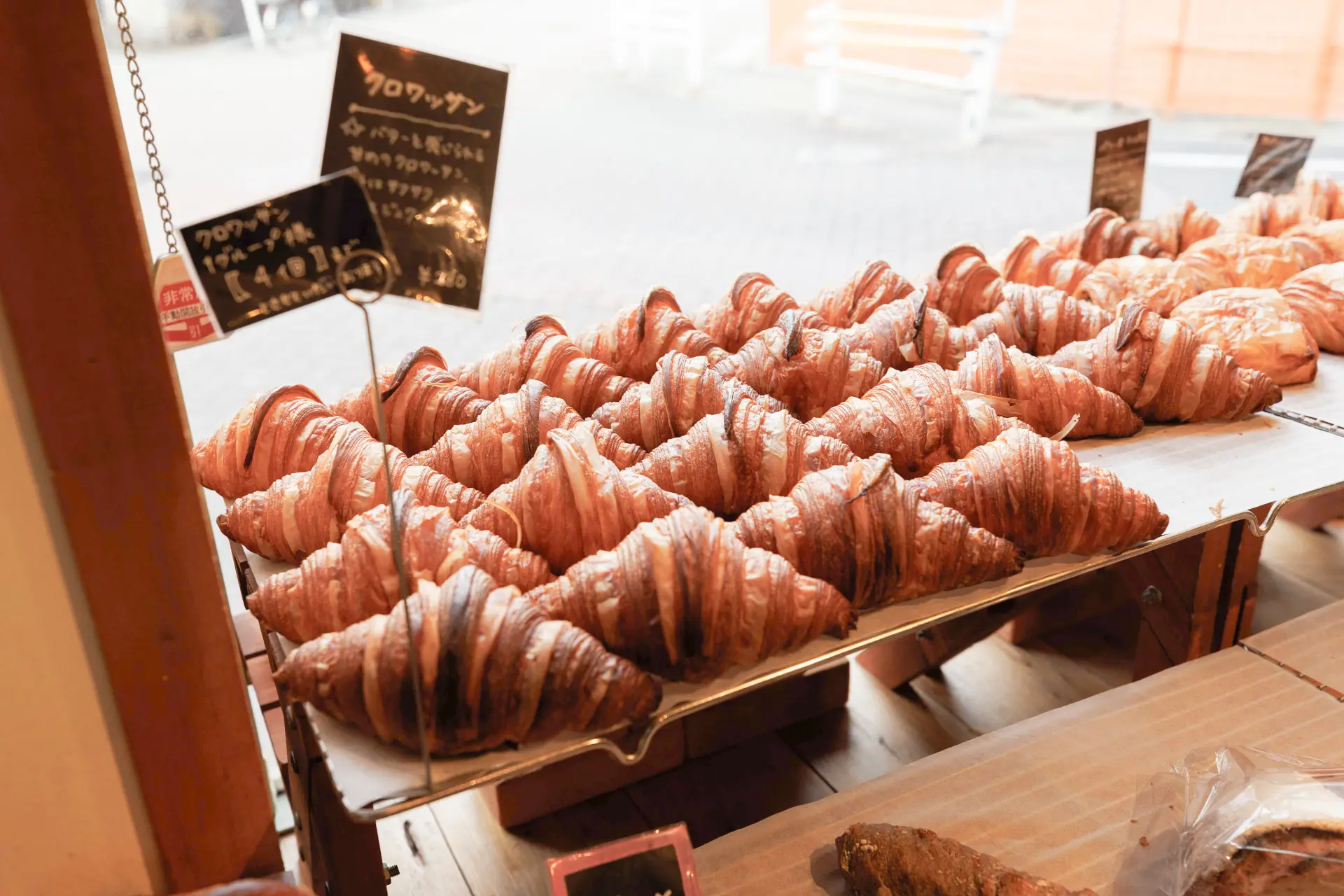 在地顧客中人氣極高的「可頌」