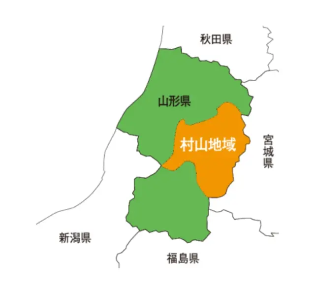 村山地域は県の中央部を占めるエリア